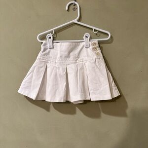 Ralph Lauren Girl’s White Pleated Tennis Skirt Size 4/4T